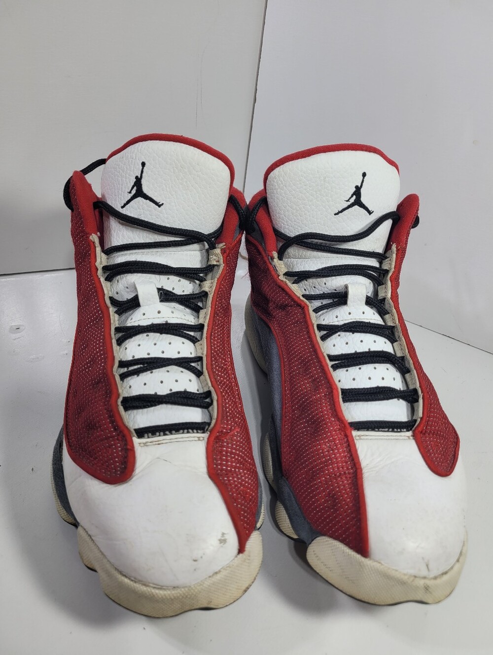 Nike Air Jordan 13 Retro Red Flint Gym Red Grey Men Size 9.5 DJ5982-600